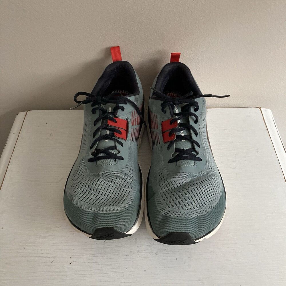 Altra Provision 5 Mens Road Running Shoes Grey/ Red Size 12.5 Adaptive Arch - Picture 2 of 13